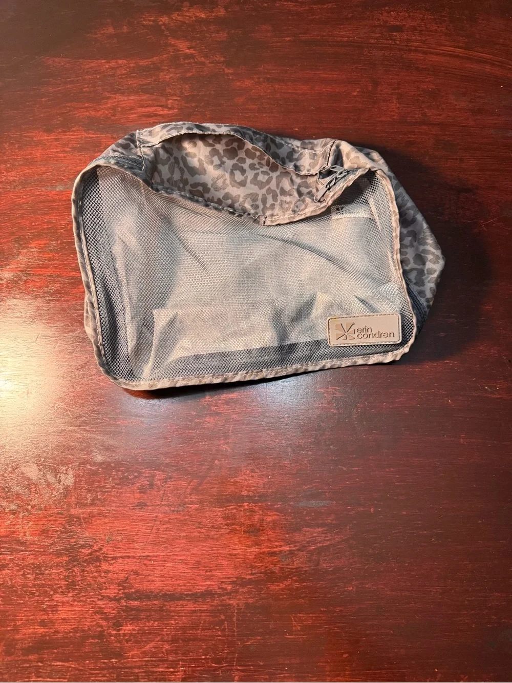Erin Condren Gray Leopard Packing & Toiletry Set